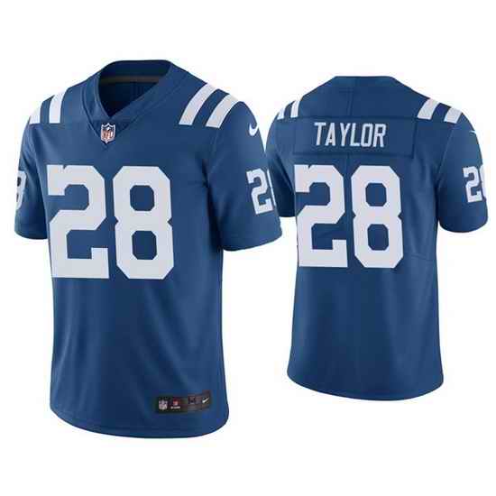 Youth Indianapolis Colts #28 Jonathan Taylor Blue Vapor Untouchable Limited Stitched Football Jersey->youth nfl jersey->Youth Jersey