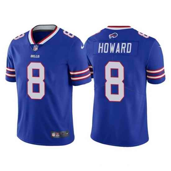 Men's Buffalo Bills #8 O.J. Howard Royal Vapor Untouchable Limited Stitched Jersey->buffalo bills->NFL Jersey