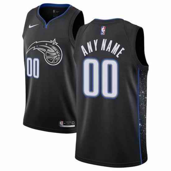 Men Women Youth Toddler Orlando Magic Black Custom Nike NBA Stitched Jersey->customized nba jersey->Custom Jersey