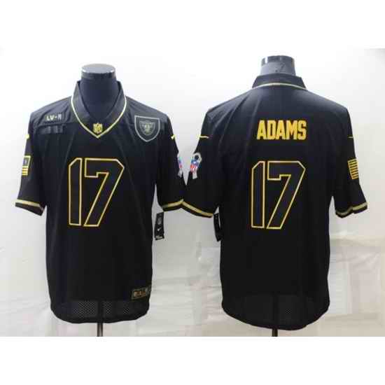 Men's Las Vegas Raiders #17 Davante Adams Black Gold Salute To Service Limited Stitched Jersey->las vegas raiders->NFL Jersey