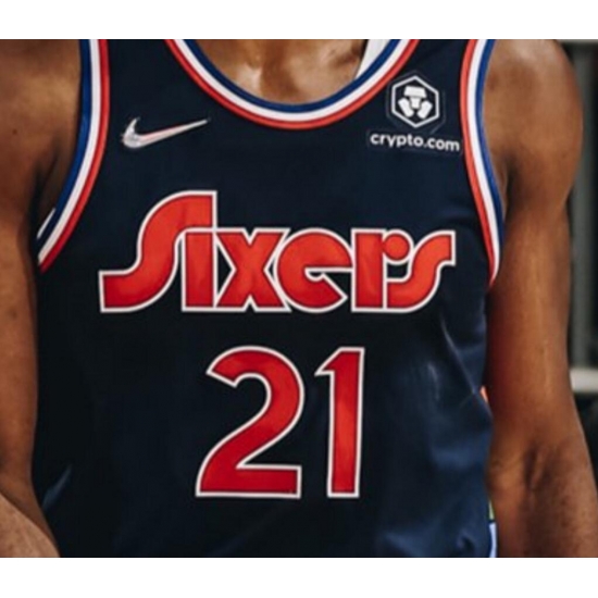 Men Nike Philadelphia 76ers Joel Embiid Navy Blue Stitched NBA Jersey->san antonio spurs->NBA Jersey