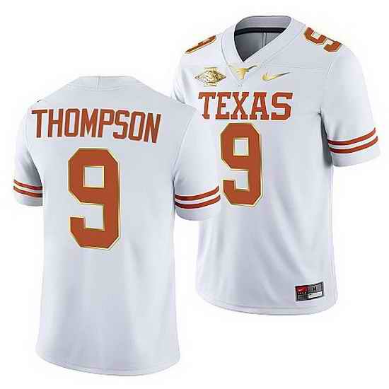 Texas Longhorns Josh Thompson White 2021 Red River Showdown Men Jersey->texas longhorns->NCAA Jersey