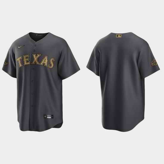 Men Texas Rangers 2022 Mlb All Star Game Charcoal  Jersey->2022 all star->MLB Jersey