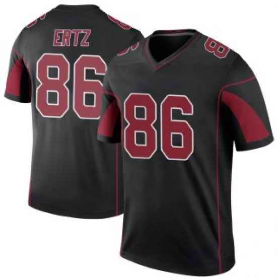 Men Arizona Cardinals #86 Zach Ertz Black Rush Jersey->women nfl jersey->Women Jersey