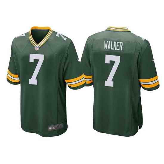 Men Green Bay Packers #7 Quay Walker Green Stitched Football Jerseyy->green bay packers->NFL Jersey