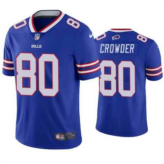 Men Buffalo Bills #80 Jamison Crowder Blue Vapor Untouchable Limited Stitched jersey->buffalo bills->NFL Jersey
