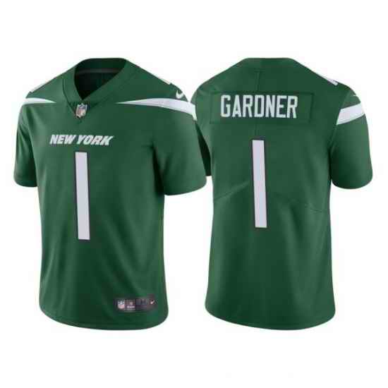 Nike New York Jets #1 Ahmad Gardner Green Youth 2022 NFL Draft Vapor Untouchable Limited Jersey->youth nfl jersey->Youth Jersey