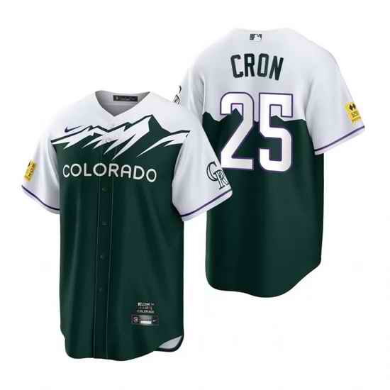Men Nike Nike Colorado Rockies #25 C.J. Cron City Connect Stitched Baseball Jersey->colorado rockies->MLB Jersey