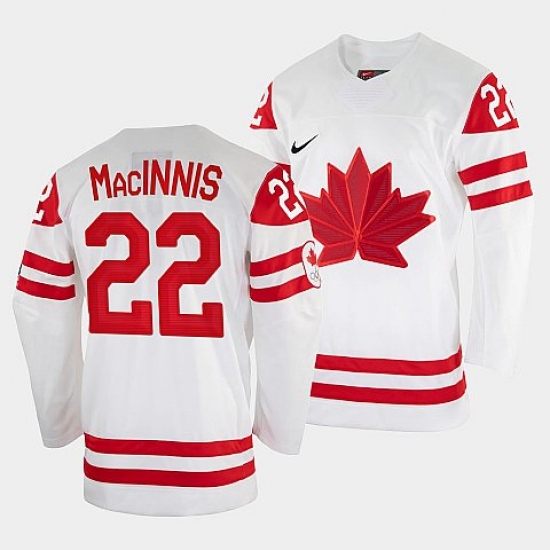 Men's Al MacInnis Canada Hockey White 2022 Winter Olympic #22 Salt Lake City Jersey->2022 canada winter olympic->NHL Jersey