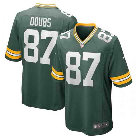 Men Green Bay Packers #87 Romeo Doubs Green Stitched Game JerseyS->indianapolis colts->NFL Jersey