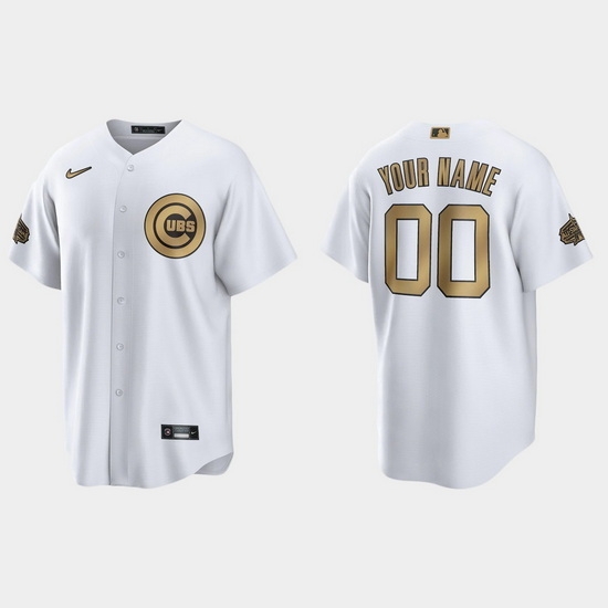 Men Women Youth Custom Chicago Cubs 2022 Mlb All Star Game White Replica Jersey->customized mlb jersey->Custom Jersey