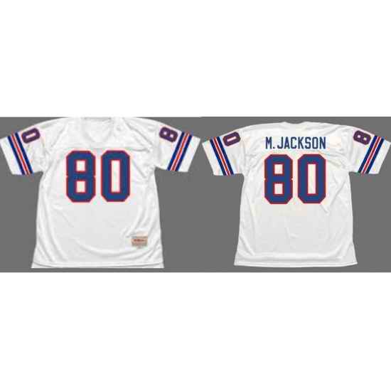 MARK JACKSON  Denver Broncos 1987 Wilson Throwback NFL Football Jersey->las vegas raiders->NFL Jersey