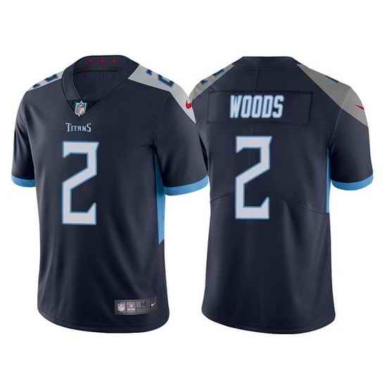Youth Tennessee Titans #2 Robert Woods Navy Vapor Untouchable Limited Stitched Jersey->youth nfl jersey->Youth Jersey