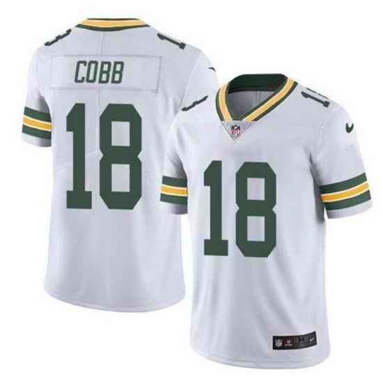 Youth Green Bay Packers #18 Randall Cobb White Vapor Untouchable Stitched Jersey->youth nfl jersey->Youth Jersey