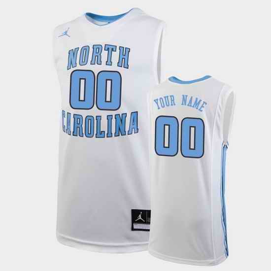 North Carolina Tar Heels Custom White Replica College Basketball Jersey->->Custom Jersey