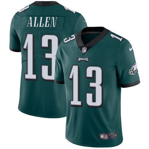 Men's Philadelphia Eagles #13 Devon Allen Green Vapor Untouchable Limited Stitched Jersey->new york giants->NFL Jersey