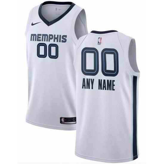 Men Women Youth Toddler Memphis Grizzlies Custom Nike White NBA Stitched Jersey->customized nba jersey->Custom Jersey