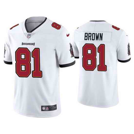 Youth Tampa Bay Buccaneers #81 Antonio Brown White Vapor Untouchable Limited Stitched Jersey->youth nfl jersey->Youth Jersey