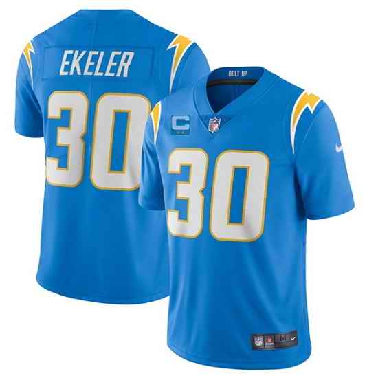 Men Los Angeles Chargers 2022 #30 Austin Ekeler Blue With 2-star C Patch Vapor Untouchable Limited Stitched NFL Jersey->los angeles chargers->NFL Jersey