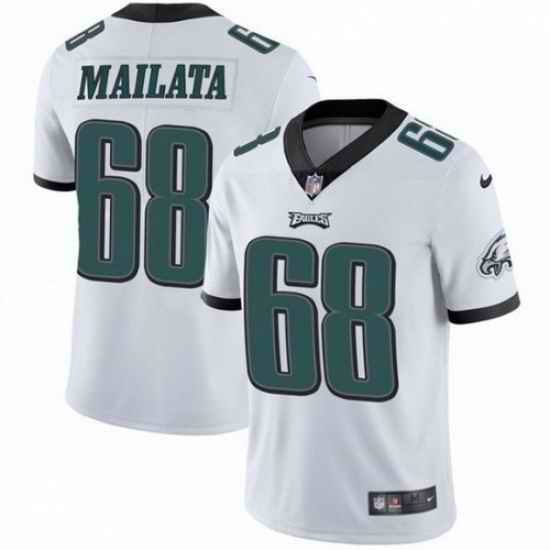 Youth Nike Eagles #68 Jordan Mailata White Vapor Untouchable Limited Jersey->youth nfl jersey->Youth Jersey