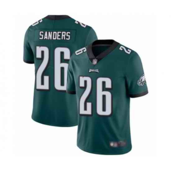 Youth Philadelphia Eagles #26 Miles Sanders Green Vapor Untouchable Limited Player Football Jersey->youth nfl jersey->Youth Jersey