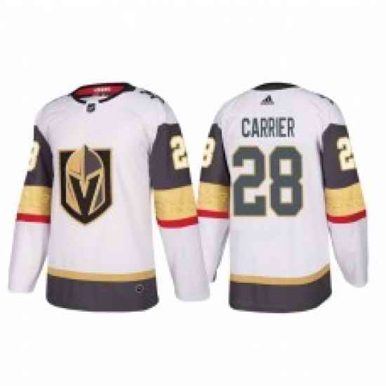 Vegas Golden Knights #28 William Carrier White Jersey->minnesota wild->NHL Jersey