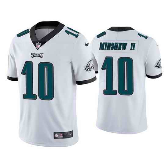 Youth Philadelphia Eagles #10 Gardner Minshew II White Vapor Untouchable Limited Stitched Football Jersey->youth nfl jersey->Youth Jersey