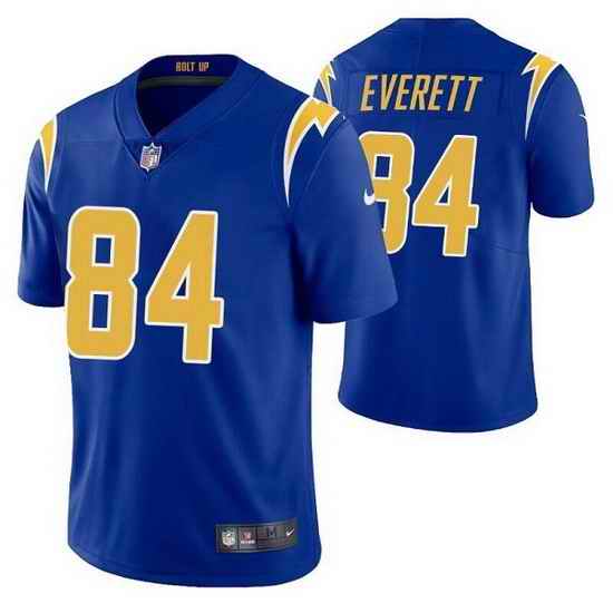 Men Los Angeles Chargers #84 Gerald Everett Royal Vapor Untouchable Limited Stitched jersey->los angeles chargers->NFL Jersey