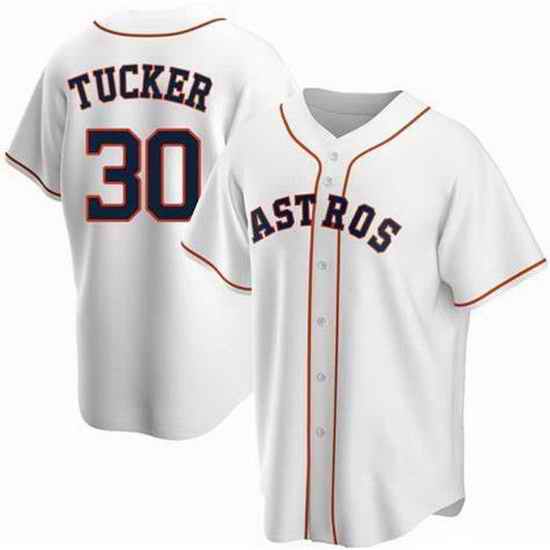 Youth Houston Astros Kyle Tucker #30 White Cool Base Stitched Jersey->youth mlb jersey->Youth Jersey