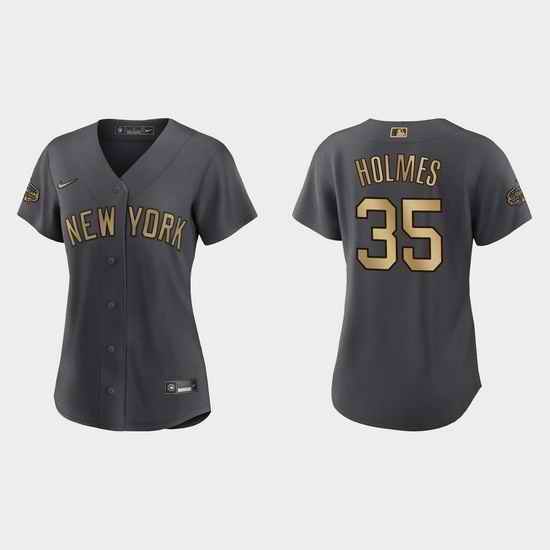 Women Clay Holmes New York Yankees 2022 Mlb All Star Game Replica Charcoal Jersey->2022 all star->MLB Jersey