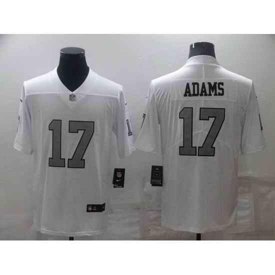 Men Las Vegas Raiders #17 Davante Adams White Color Rush Limited Stitched jersey->las vegas raiders->NFL Jersey
