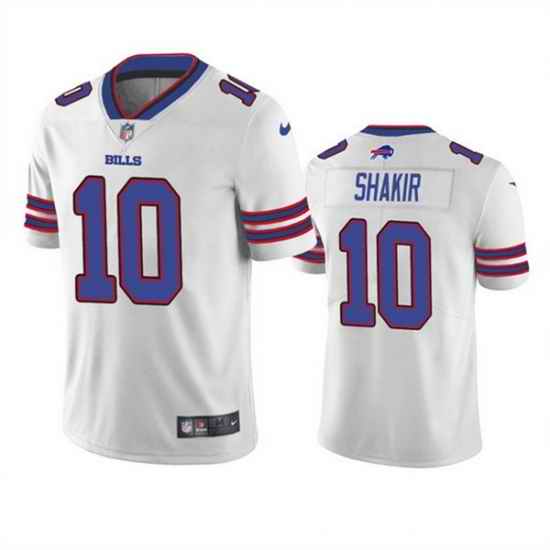 Men's Buffalo Bills #10 Khalil Shakir White Vapor Untouchable Limited Stitched Jersey->atlanta falcons->NFL Jersey
