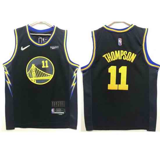 Men Nike Golden State Warriors Klay Thompson #11 75th Anniversary NBA Stitched Jersey->houston rockets->NBA Jersey