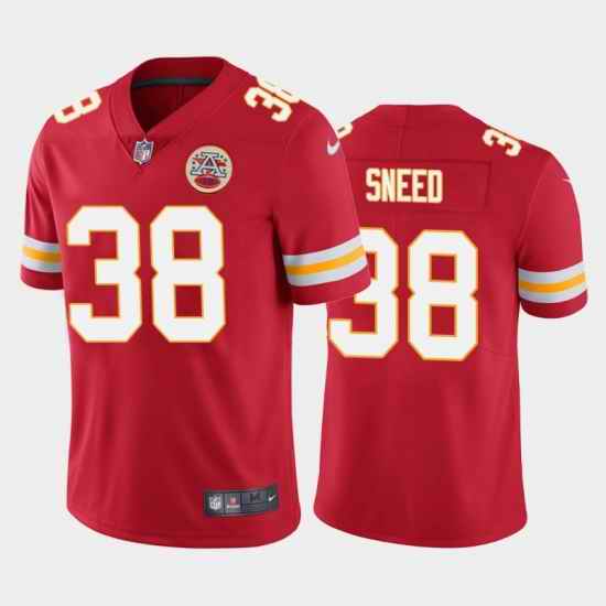 Men's Kansas City Chiefs #38 L'Jarius Sneed Red Vapor Untouchable Limited Stitched Jersey->denver broncos->NFL Jersey