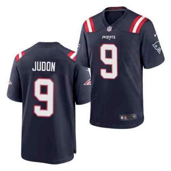 Men Nike New England Patriots Matt Judon #9 Blue Vapor Limited Jersey->denver broncos->NFL Jersey