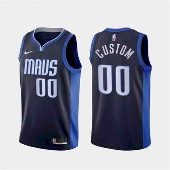 Men Women Youth Toddler Dallas Mavericks Navy Blue Custom Nike NBA Stitched Jersey->customized nba jersey->Custom Jersey