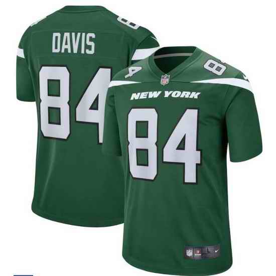 Men New York Jets Corey Davis #84 Green Vapor Limited Stitched Football Jersey->new york jets->NFL Jersey