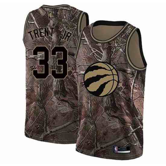 Men Gary Trent Jr. Toronto Raptors Nike Swingman Camo Jersey->toronto raptors->NBA Jersey