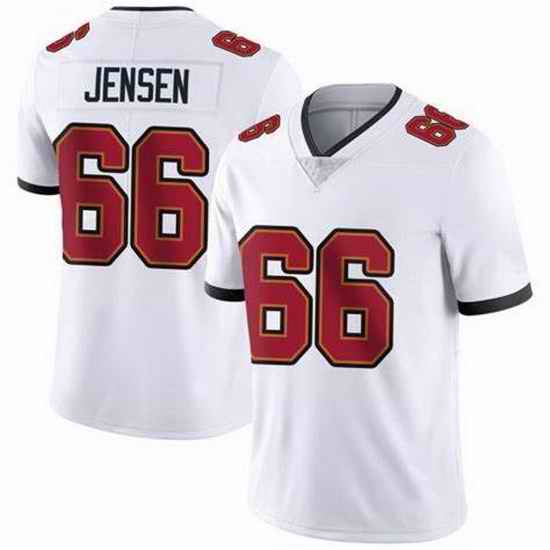 Men Nike Tampa Bay Buccaneers #66 Ryan Jensen White Vapor Limited Jersey->tampa bay buccaneers->NFL Jersey