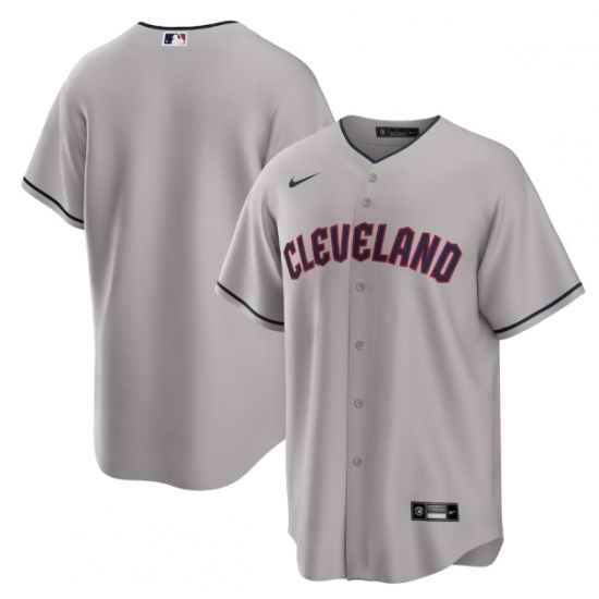 Men Cleveland Guardians Gray Cool Base Stitched Baseball Jersey->boston red sox->MLB Jersey