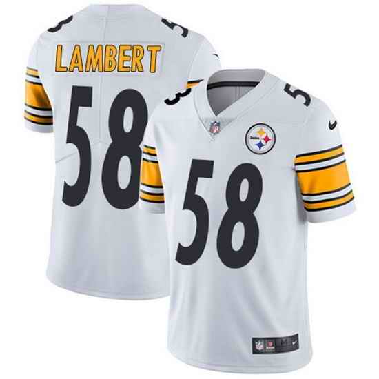Youth Pittsburgh Steelers #58 Jack Lambert White Vapor Untouchable Limited Stitched Jersey->youth nfl jersey->Youth Jersey