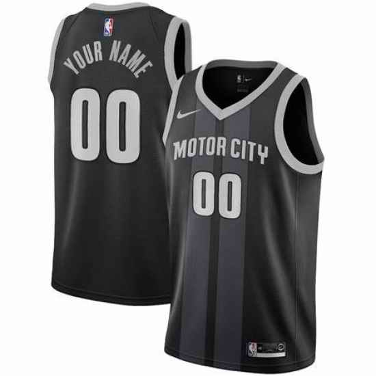 Men Women Youth Toddler Portland Blazers Black Custom Nike NBA Stitched Jersey  I->customized nba jersey->Custom Jersey