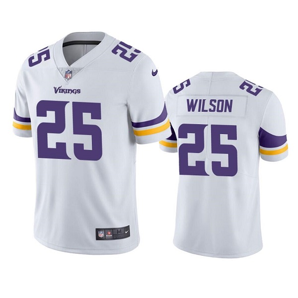 Men's Minnesota Vikings #25 Albert Wilson White Vapor Untouchable Stitched Jersey->minnesota vikings->NFL Jersey