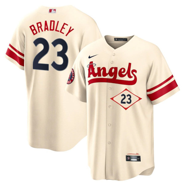 Men's Los Angeles Angels #23 Archie Bradley 2022 Cream City Connect Cool Base Stitched Jersey->los angeles angels->MLB Jersey