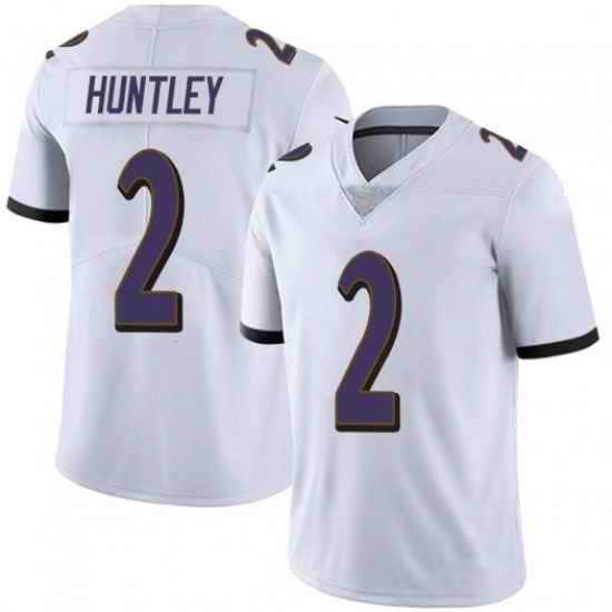 Men Nike Baltimore Ravens #2 Tyler Huntley White Vapor Untouchable Limited Jersey->women nfl jersey->Women Jersey