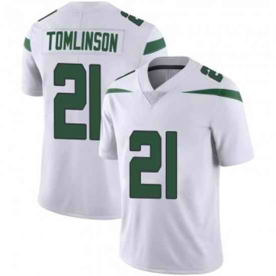 Men Nike New York Jets #21 LaDainian Tomlinson White Untouchable Vapor Limited Jersey->women nfl jersey->Women Jersey