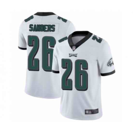 Youth Philadelphia Eagles #26 Miles Sanders White Vapor Untouchable Limited Player Football Jersey->youth nfl jersey->Youth Jersey