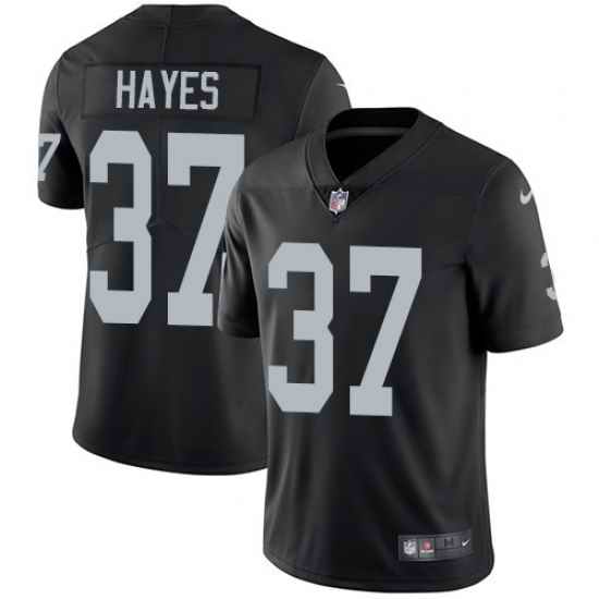 Men Las Vegas Raiders #37 Lester Hayes Black Vapor Limited Stitched Jersey->los angeles rams->NFL Jersey