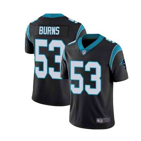Men Carolina Panthers #53 Brian Burns Black Vapor Untouchable Limited Stitched Jersey->carolina panthers->NFL Jersey