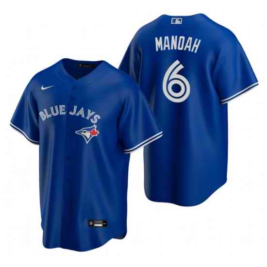 Men's Toronto Blue Jays #6 Alek Manoah Royal Cool Base Stitched Jersey->toronto blue jays->MLB Jersey